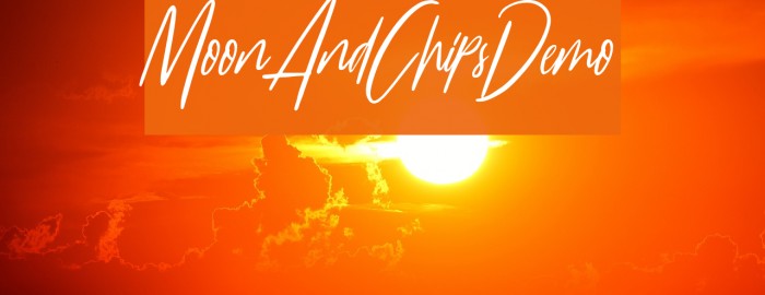 MoonAndChips-Demo Font examples