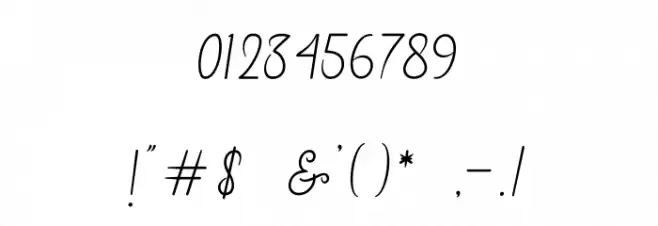 MoonChin Font OTHER CHARS