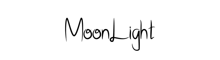 MoonLight  font caratteri gratis