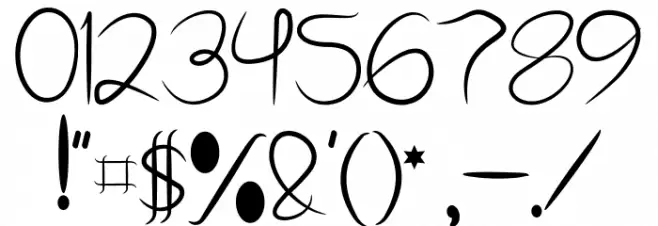 MoonLight Font OTHER CHARS