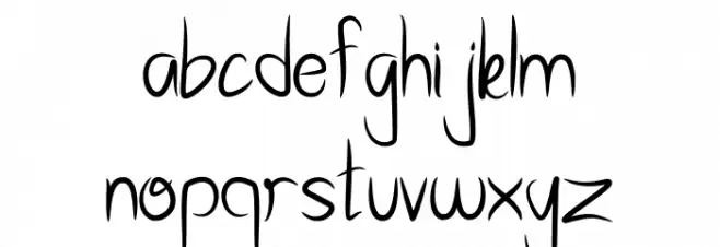 MoonLight Шрифта строчной