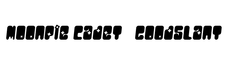 MoonPie Cadet   GoodSlant  Frei Schriftart Herunterladen
