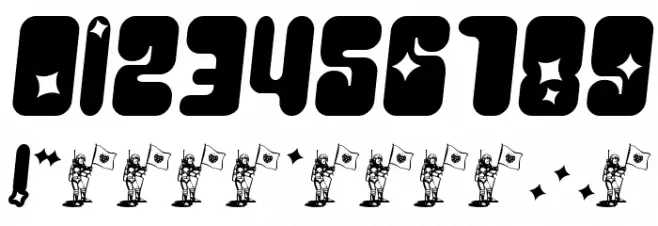 MoonPie Cadet   GoodSlant フォント その他の文字