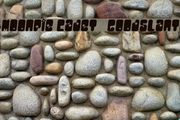 MoonPie Cadet GoodSlant Font examples