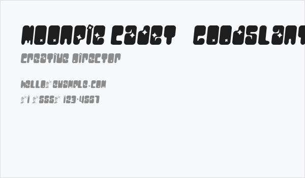 MoonPie Cadet   GoodSlant Business Card