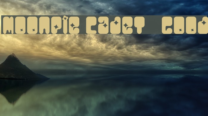 MoonPie Cadet Good Font examples