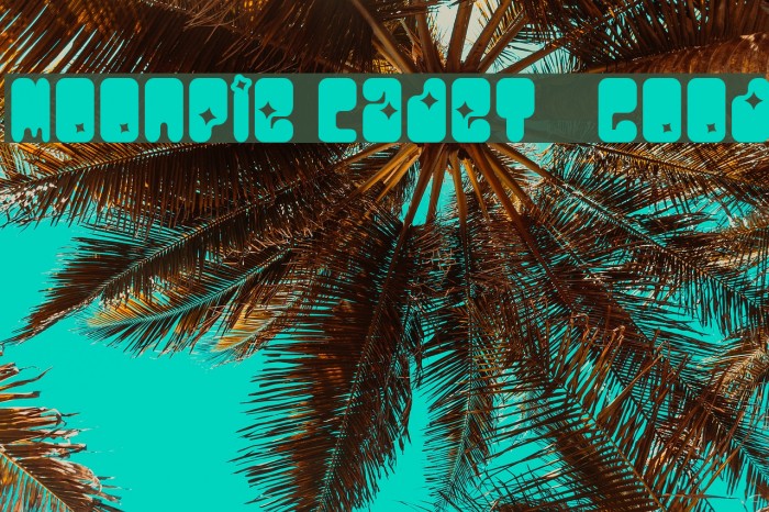 MoonPie Cadet Good Font examples
