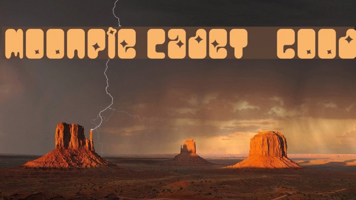 MoonPie Cadet Good Font examples