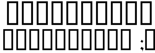 MoonPie Cadet フォント その他の文字