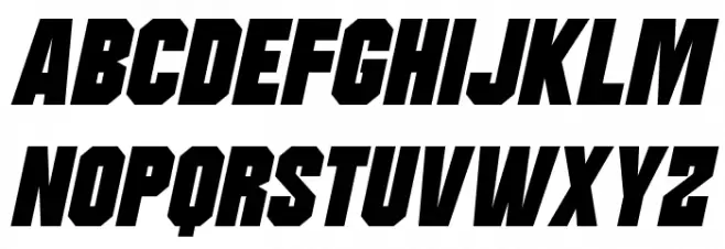 Moonbase Delta Italic Шрифта ВЕРХНИЙ
