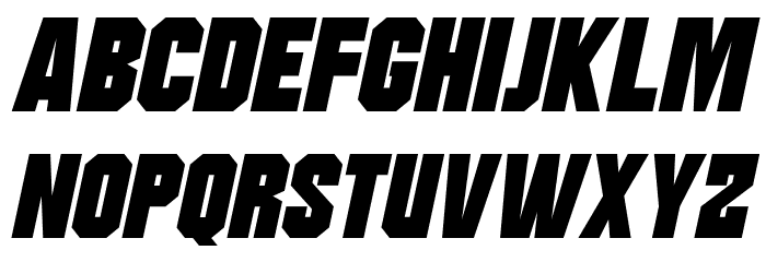 Moonbase Delta Italic Font LOWERCASE