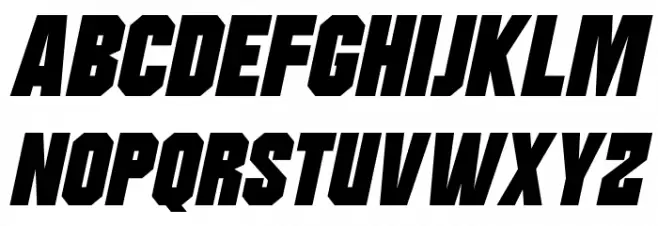 Moonbase Delta Italic フォント 小文字