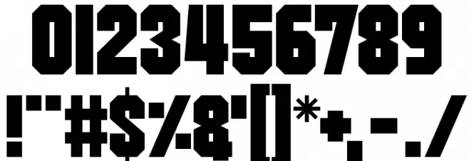 Moonbase Delta Font OTHER CHARS