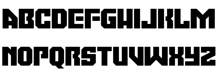 Moonbase Omega Font LOWERCASE