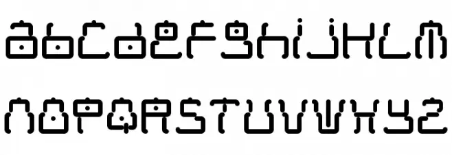 Moonbase Tokyo Regular Schriftart Groß