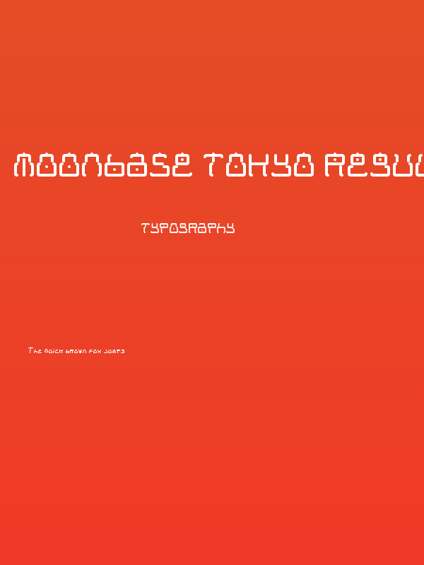 Moonbase Tokyo Regular Poster