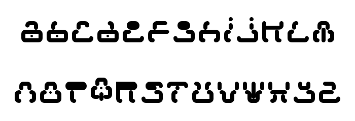 Moonbase Tokyo Regular Font LOWERCASE