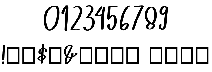 Mooncake Font OTHER CHARS