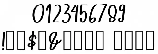 Mooncake Font OTHER CHARS