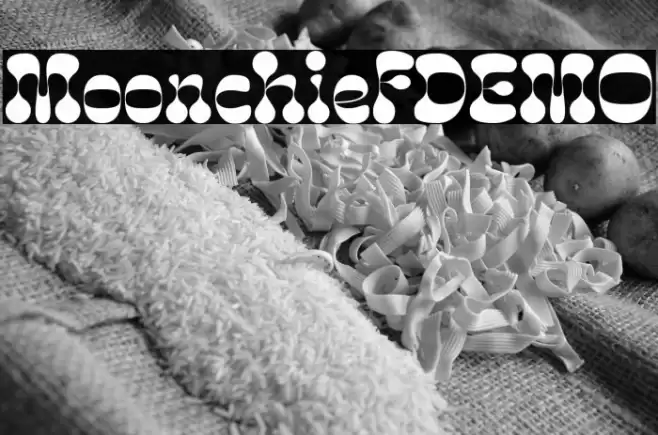 MoonchiefDEMO Font examples