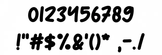 Moonchild Font OTHER CHARS