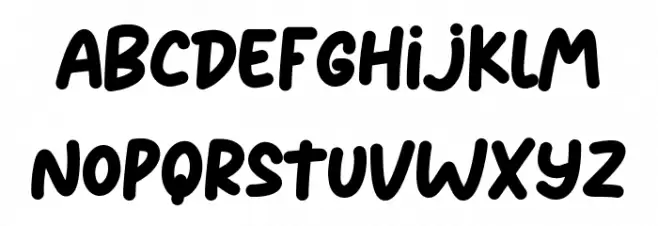 Moonchild फ़ॉन्ट लोअरकेस