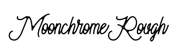 Moonchrome Rough Шрифта