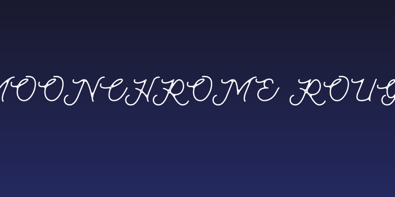 Moonchrome Rough Social Header