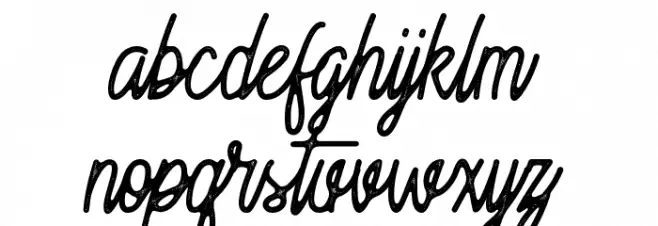 Moonchrome Rough Font Litere mici