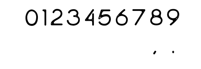 MoonchromeRough Font OTHER CHARS