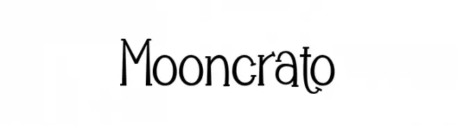 Mooncrato  フリーフォントのダウンロード