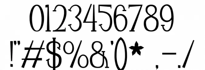 Mooncrato Font OTHER CHARS