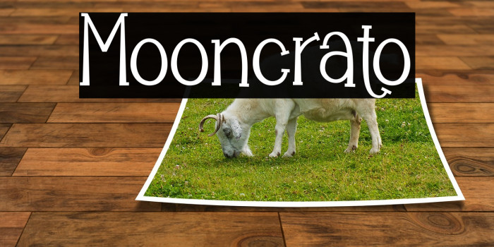 Mooncrato Шрифта examples