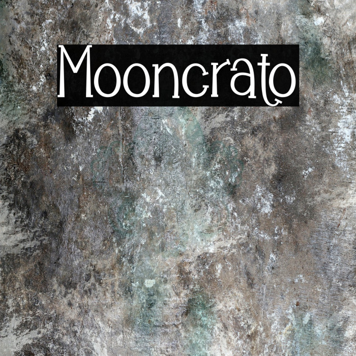 Mooncrato Шрифта examples