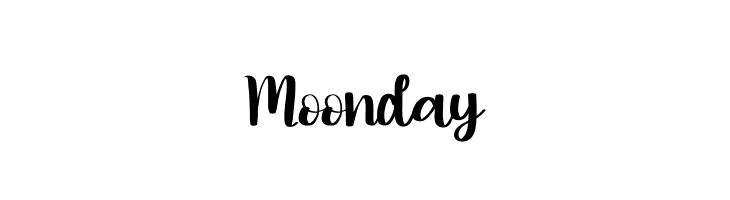 Moonday  免费字体下载