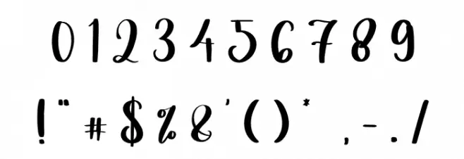 Moonday Font OTHER CHARS