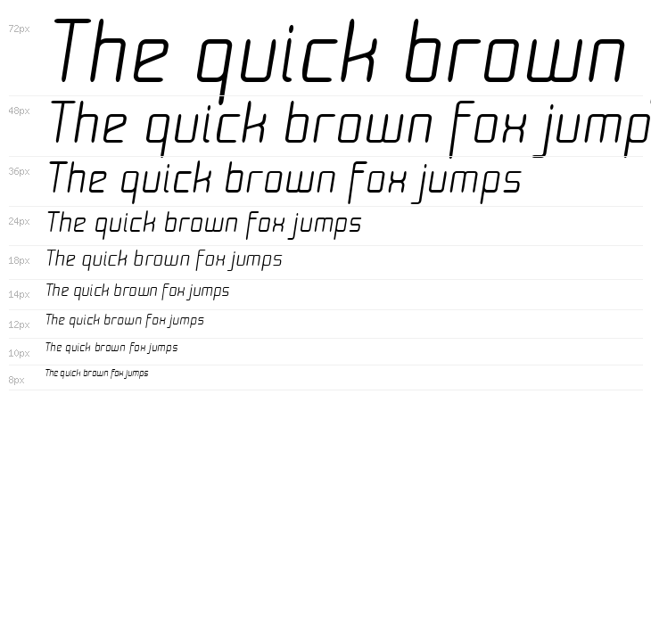 Moondog Fifteen Italic Waterfall