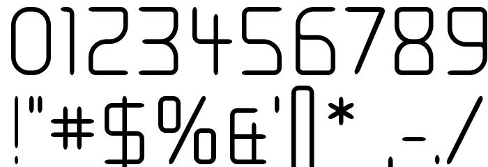 Moondog Fifteen Font OTHER CHARS