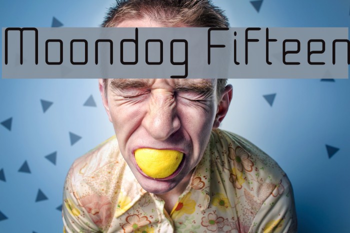 Moondog Fifteen Font examples