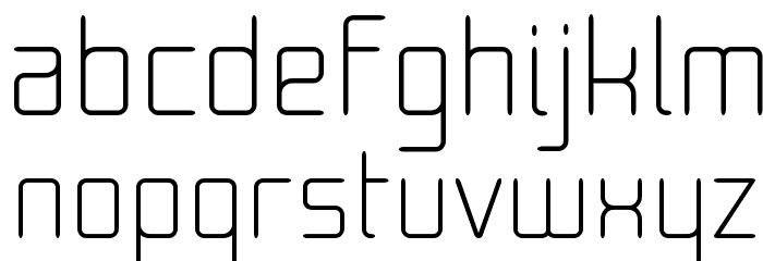 Moondog Zero Font LOWERCASE