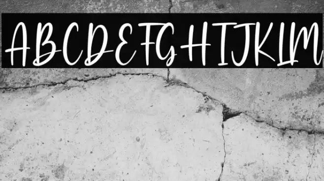 Moonflowers Font examples