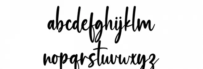 Moonflowers Caratteri MINUSCOLO