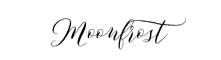 Moonfrost  Free Fonts Download