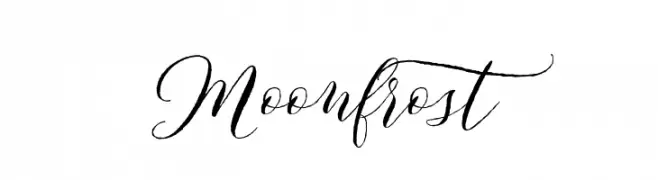 Moonfrost  Frei Schriftart Herunterladen