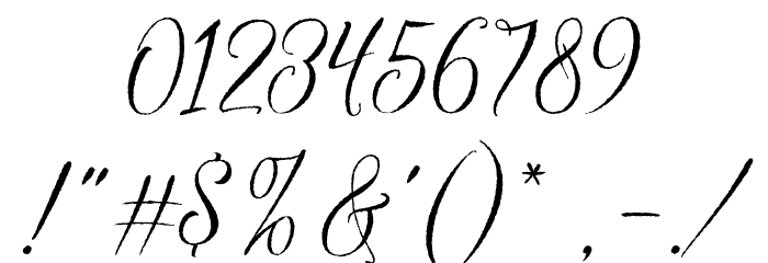 Moonfrost Font OTHER CHARS