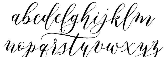 Moonfrost Font LOWERCASE