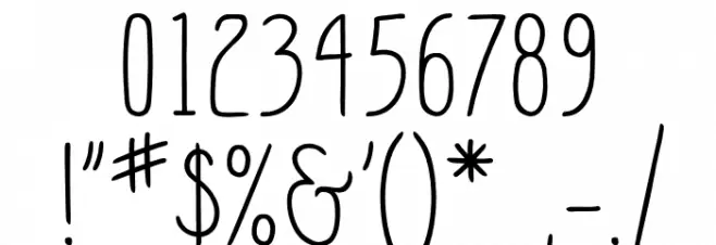 Moonless SC Regular Font OTHER CHARS