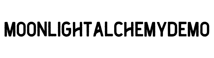 Moonlight Alchemy DEMO  Free Fonts Download