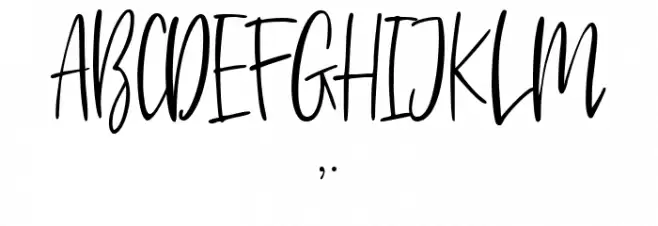 Moonlight In Tokyo Demo Schriftart Anderer Schreiben