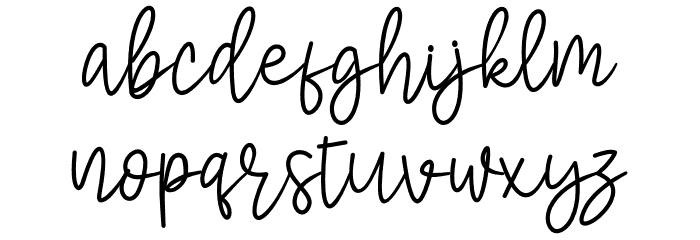 Moonlight Rotter Font LOWERCASE